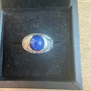 Star sapphire 14K gold Ring size 6.75 11 grams